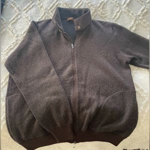 Loro Piana Cashmere Roadster Pull size 56 Full Zip